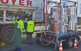 Náhradní plnění vozidel IVECO Starlis (LNG), Hustopeče